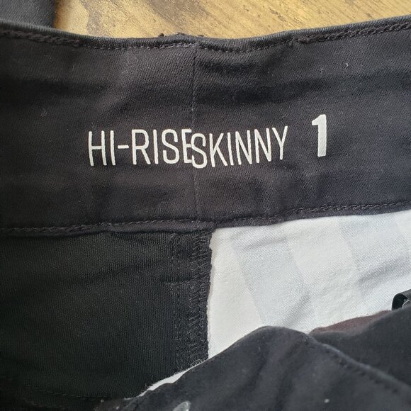 Frankie Stein Monster High Screen Worn Skinny Black & White Striped Skull Jeans - Picture 5 of 10